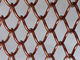 Van het het Netwerkgordijn van de metaal Decoratieve Draad Antieke het Messingskleur voor Zaal Verdeler leverancier