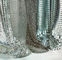 Metaalsequined-de Douchegordijn van het Aluminiumnetwerk, de Stoffen Zachte Textuur van het Netwerkgordijn leverancier