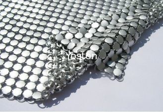China Metaalsequined-de Douchegordijn van het Aluminiumnetwerk, de Stoffen Zachte Textuur van het Netwerkgordijn leverancier